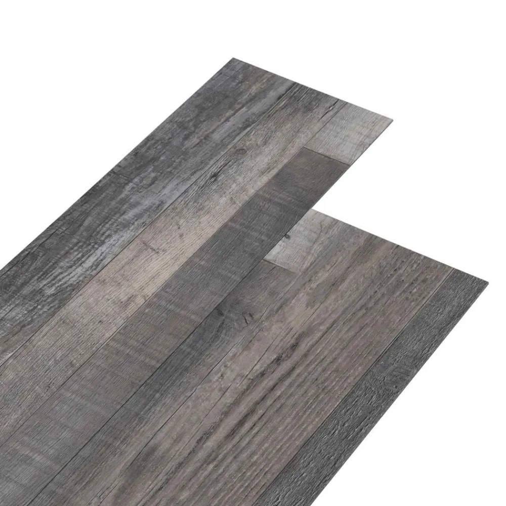 vidaXL Materiales De Construcción-Tableros de Suelo 36 pcs Marrón 5,02 m² PVC