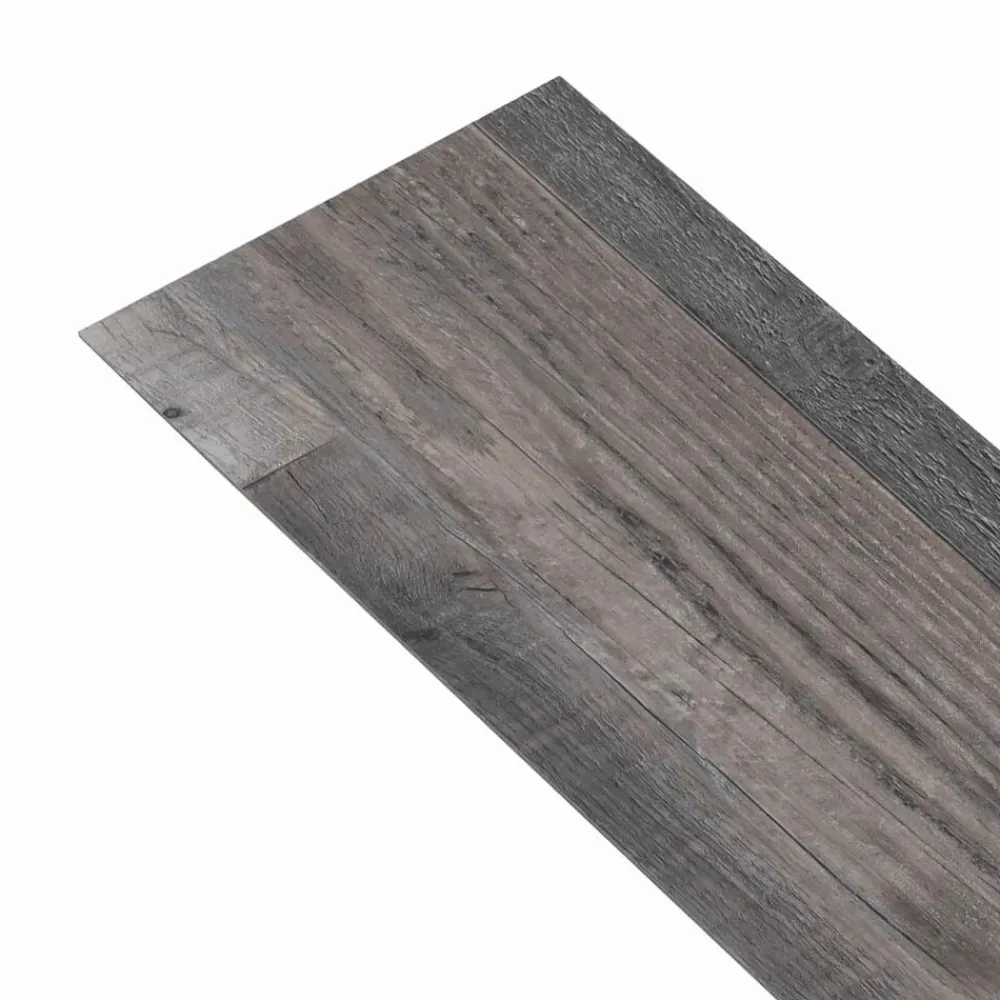 vidaXL Materiales De Construcción-Tableros de Suelo 36 pcs Marrón 5,02 m² PVC