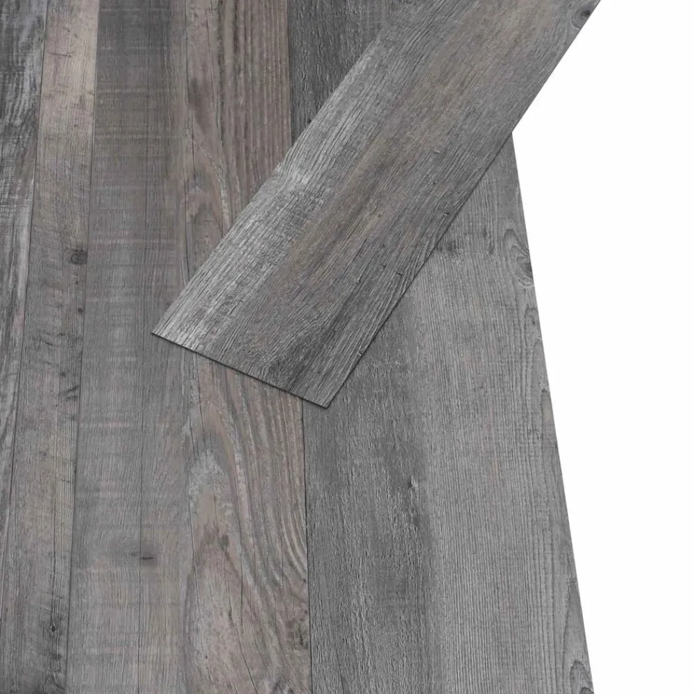 vidaXL Materiales De Construcción-Tableros de Suelo 36 pcs Marrón 5,02 m² PVC