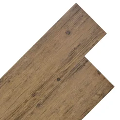 vidaXL Tableros de Suelo 18 pcs Madera de Nogal Marrón 5,26 m² PVC Marrón nogal Hot
