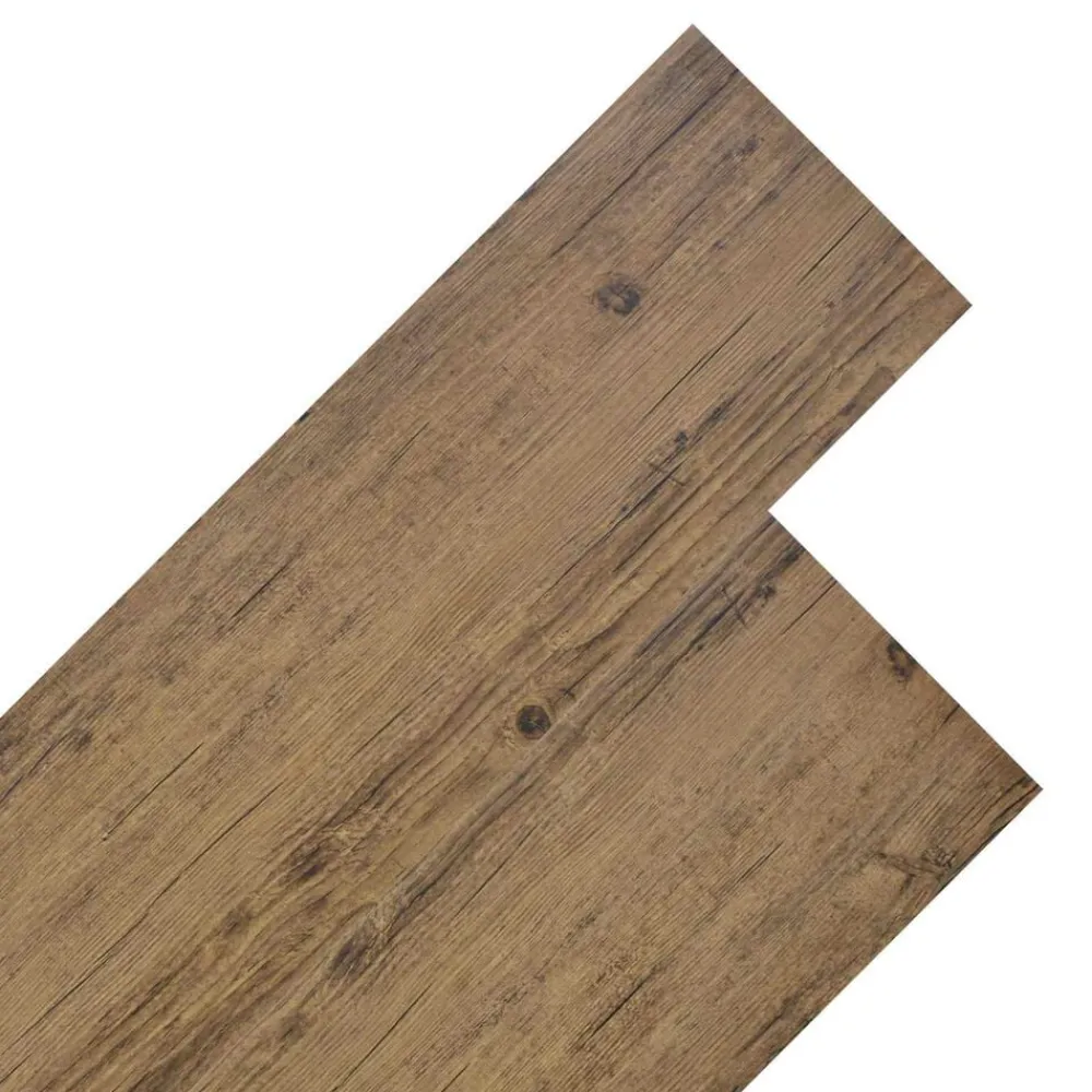 vidaXL Tableros de Suelo 18 pcs Madera de Nogal Marrón 5,26 m² PVC Marrón nogal Hot