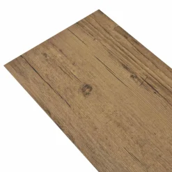 vidaXL Tableros de Suelo 18 pcs Madera de Nogal Marrón 5,26 m² PVC Marrón nogal Hot