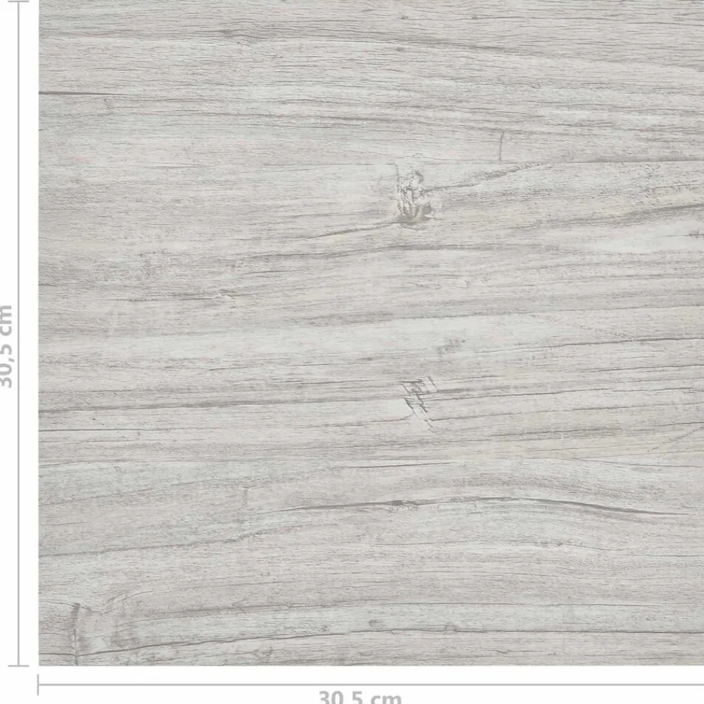 vidaXL Tableros de Suelo 55 pcs Gris Claro 5,11 m² PVC Discount
