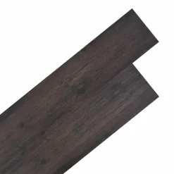 vidaXL Tableros de Suelo 18 pcs Gris oscuro 5,26 m² PVC Roble Gris Oscuro Discount
