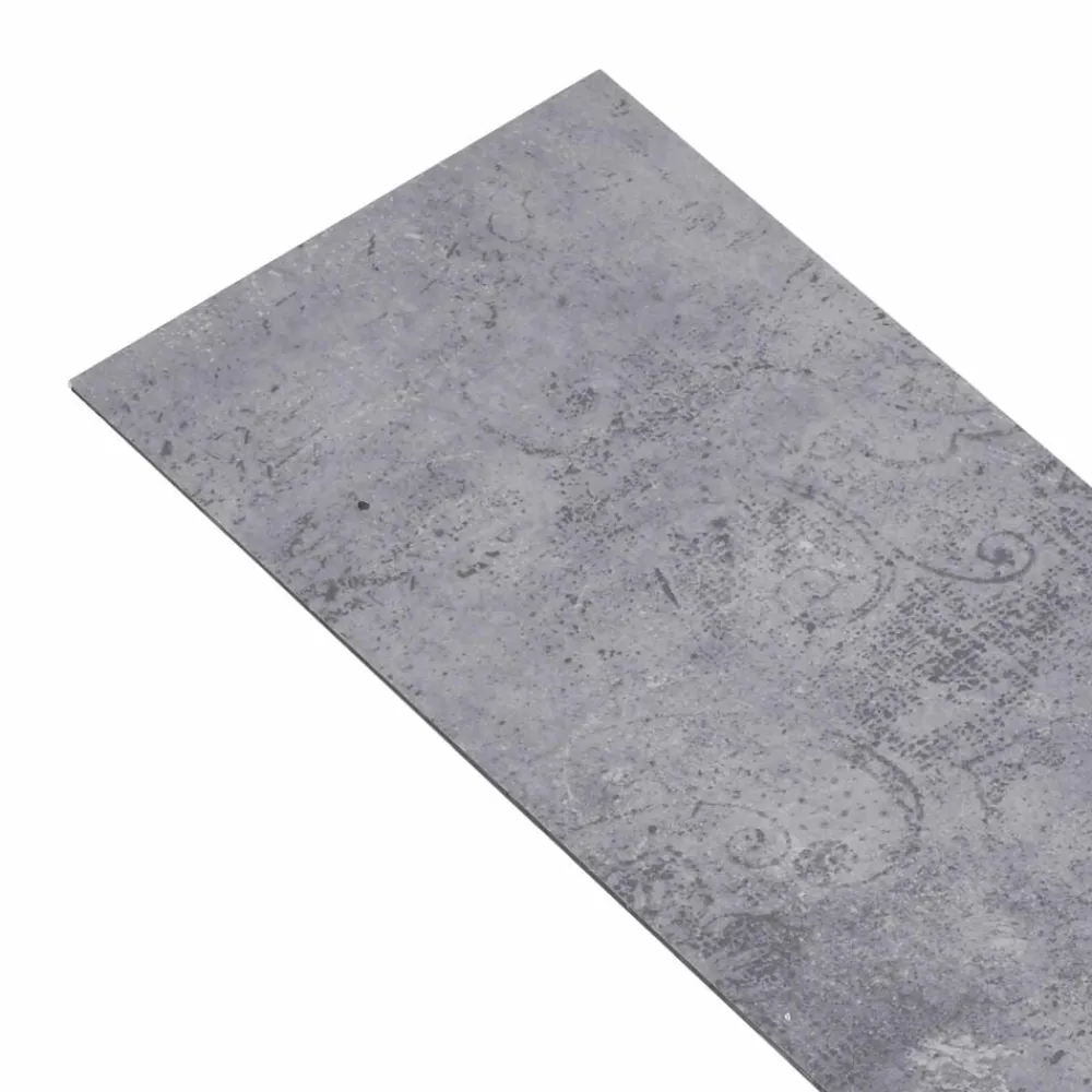vidaXL Materiales De Construcción-Tableros de Suelo 36 pcs Cemento Gris 5,02 m² PVC