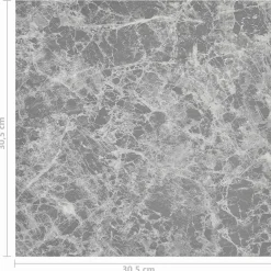 vidaXL Materiales De Construcción-Tableros de Suelo 55 pcs Gris Concreto 5,11 m² PVC