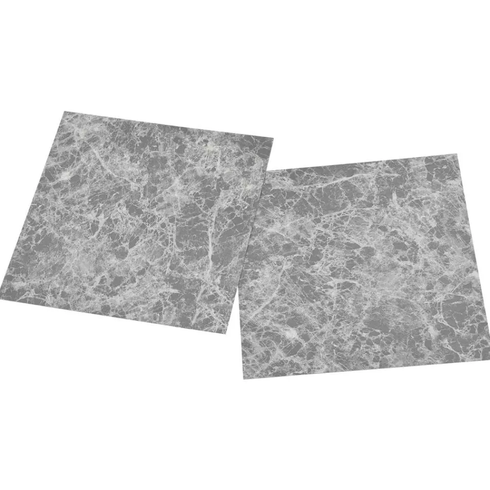 vidaXL Materiales De Construcción-Tableros de Suelo 55 pcs Gris Concreto 5,11 m² PVC