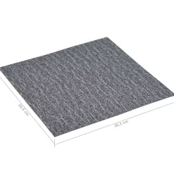 vidaXL Tableros de Suelo 55 pcs Gris 5,11 m² PVC y gris Discount