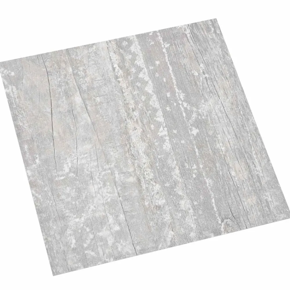 vidaXL Tableros de Suelo 55 pcs Gris 5,11 m² PVC