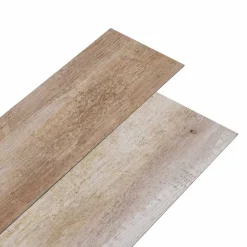 vidaXL Materiales De Construcción-Tableros de Suelo 36 pcs Marrón 5,02 m² PVC