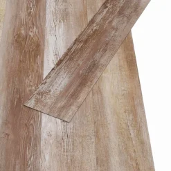 vidaXL Materiales De Construcción-Tableros de Suelo 36 pcs Marrón 5,02 m² PVC