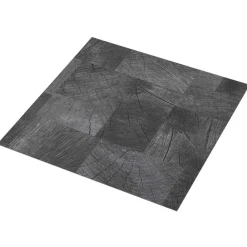 vidaXL Tableros de Suelo 55 pcs Gris 5,11 m² PVC Estructura de madera gris Clearance