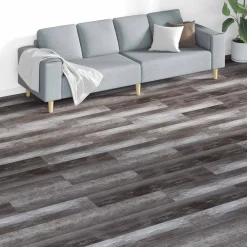 vidaXL Tableros de Suelo 18 pcs Marrón 5,26 m² PVC Madera rayada Best