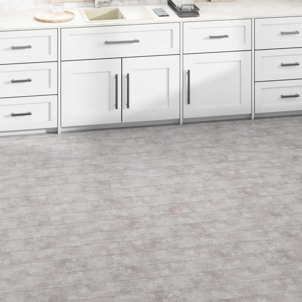 vidaXL Tableros de Suelo 36 pcs 5,02 m² PVC Gris terracota