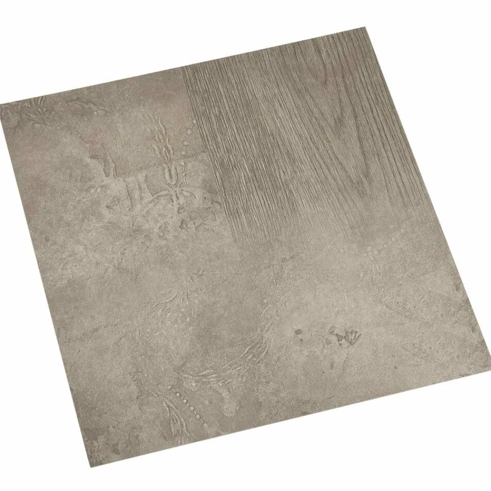 vidaXL Tableros de Suelo 55 pcs Gris 5,11 m² PVC New
