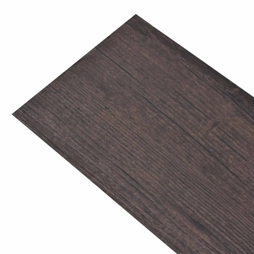 vidaXL Tableros de Suelo 36 pcs Marrón Oscuro 5,02 m² PVC Marrón oscuro Online