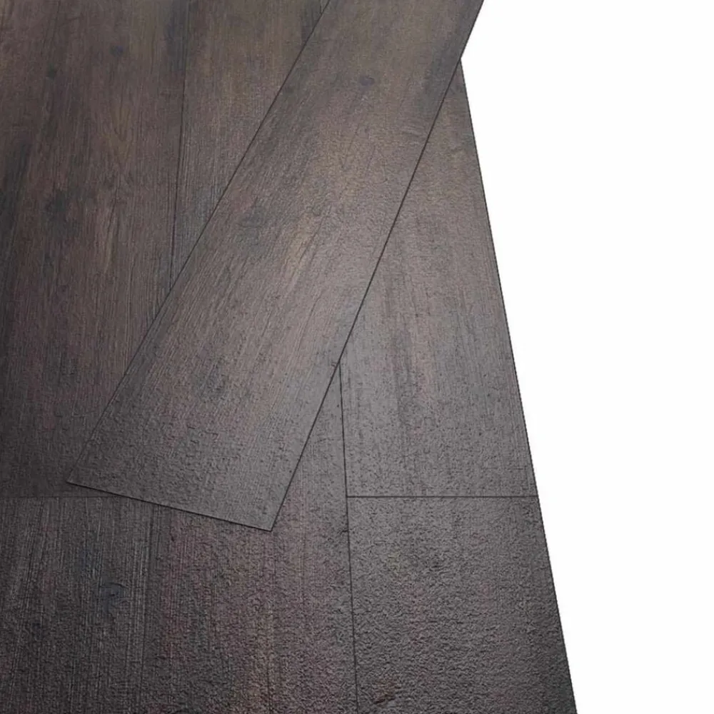 vidaXL Tableros de Suelo 36 pcs Marrón Oscuro 5,02 m² PVC Marrón oscuro Online