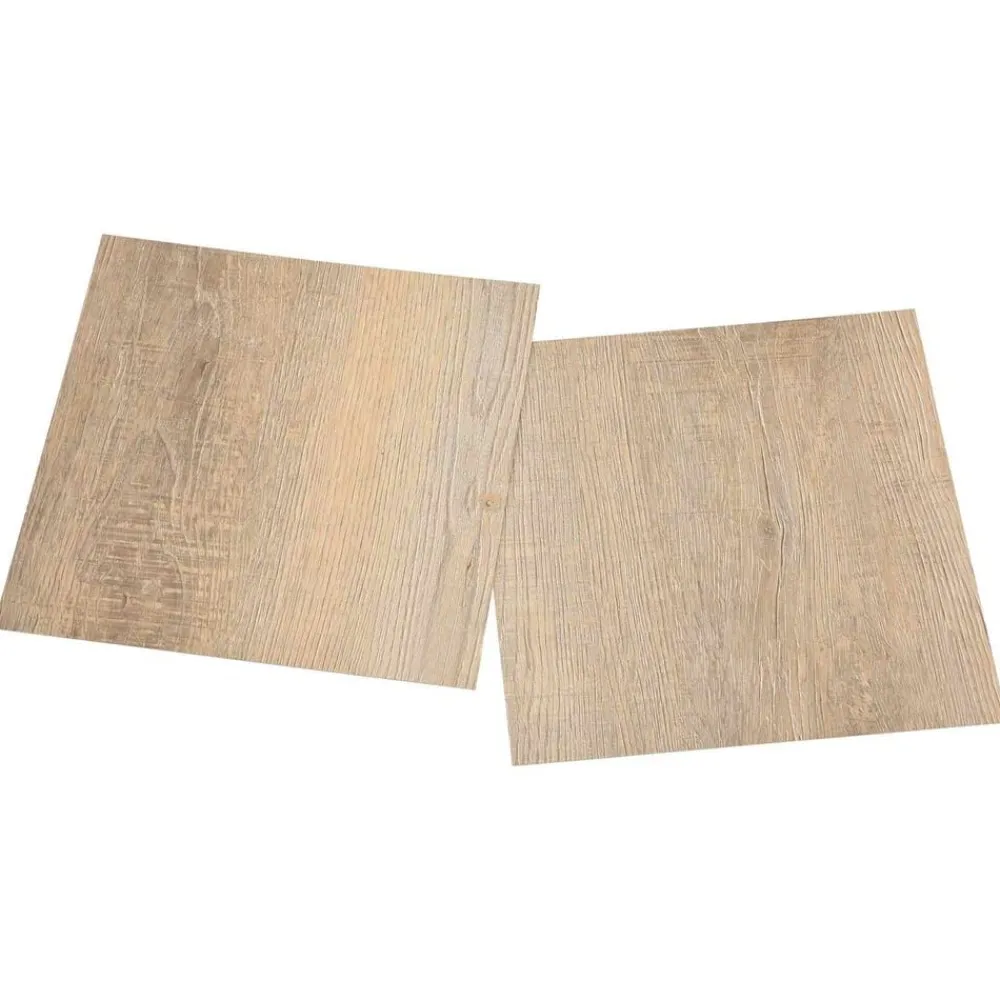 vidaXL Tableros de Suelo 55 pcs Marrón 5,11 m² PVC Clearance