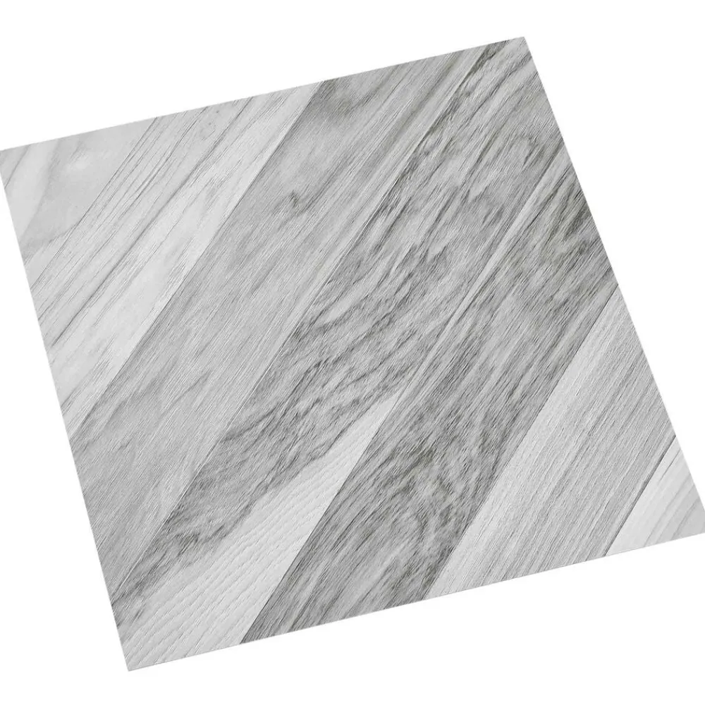 vidaXL Materiales De Construcción-Tableros de Suelo 55 pcs Gris 5,11 m² PVC