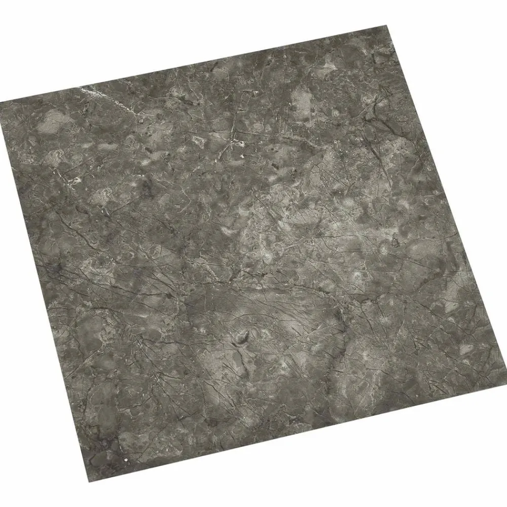 vidaXL Tableros de Suelo 55 pcs Gris 5,11 m² PVC Gris y
