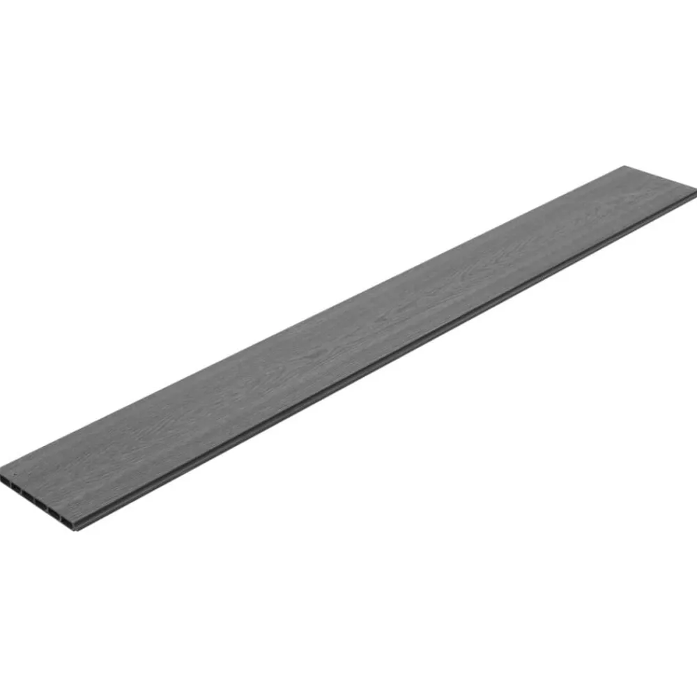 vidaXL Tableros de valla de repuesto 9 uds WPC 170 cm Gris Sale