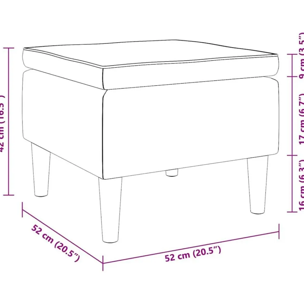 vidaXL Sillas-Taburete con patas de madera y terciopelo