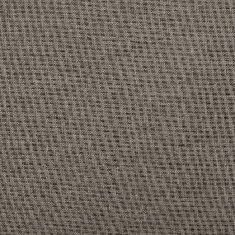 vidaXL Sillas-Taburete de almacenaje plegable 2 uds lino sintético gris taupe