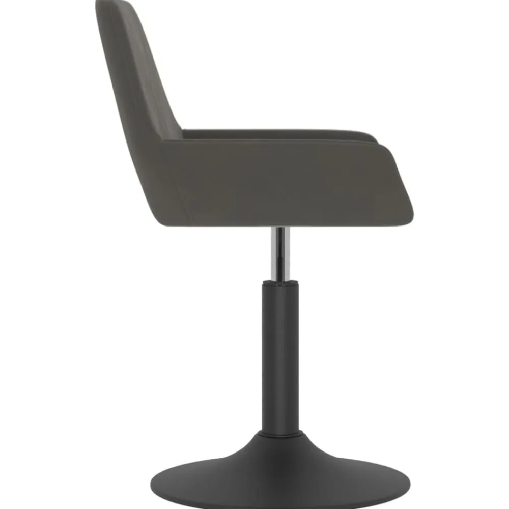 vidaXL Taburete de cocina de terciopelo Gris oscuro Online