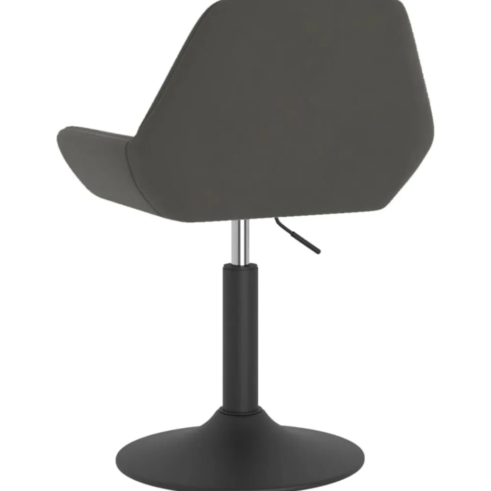 vidaXL Taburete de cocina de terciopelo Gris oscuro Online
