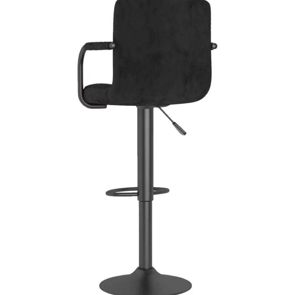 vidaXL Sillas-Taburete de cocina de terciopelo