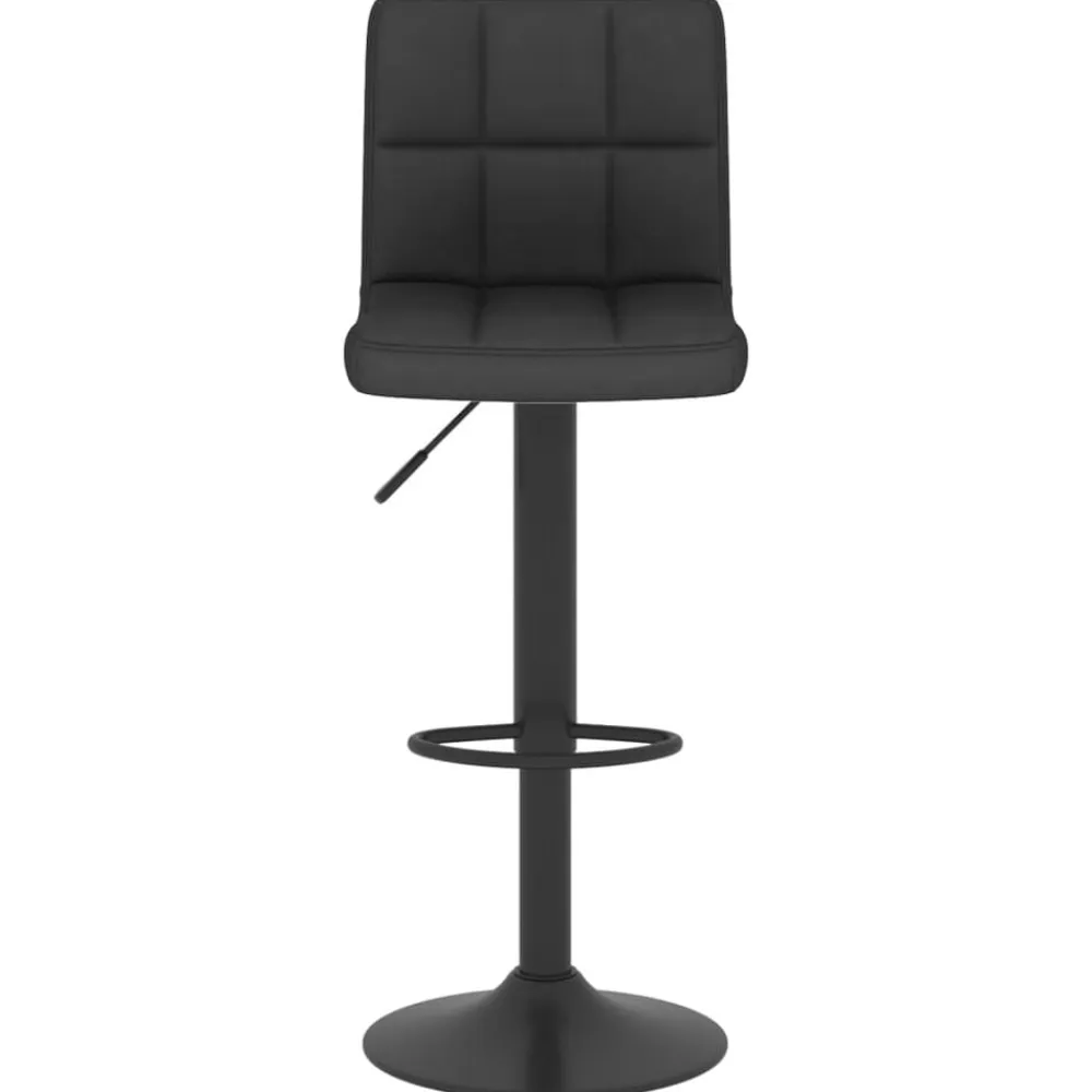 vidaXL Taburete de cocina de tela Negro Clearance