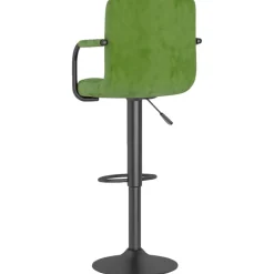 vidaXL Taburete de cocina de terciopelo Verde claro Sale