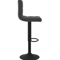 vidaXL Sillas-Taburete de cocina de terciopelo