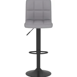 vidaXL Taburete de cocina de tela Gris claro Online