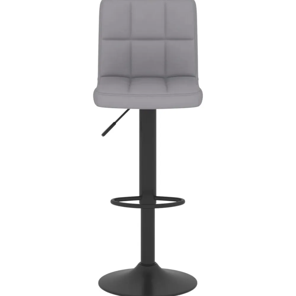 vidaXL Taburete de cocina de tela Gris claro Online