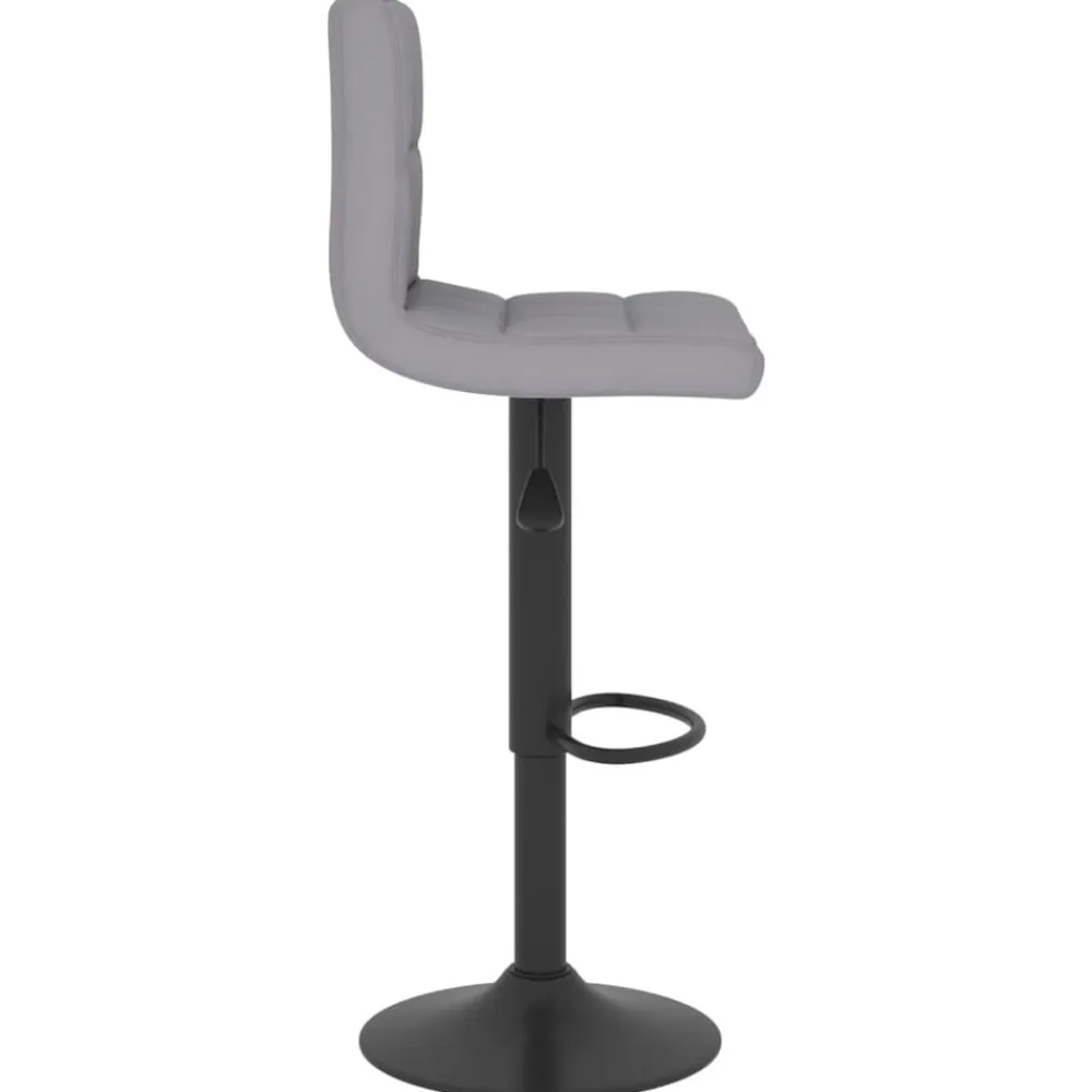 vidaXL Taburete de cocina de tela Gris claro Online