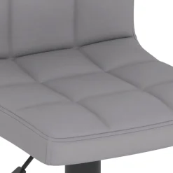vidaXL Taburete de cocina de tela Gris claro Online