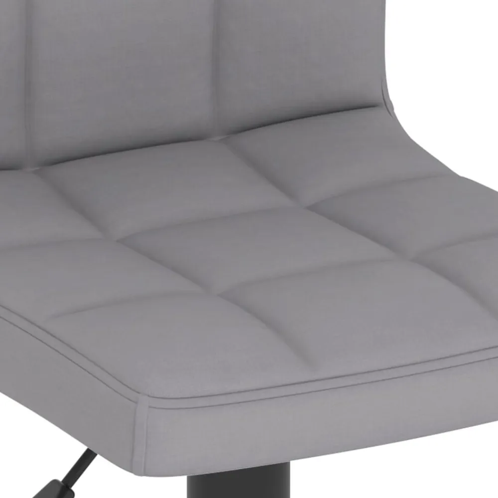vidaXL Taburete de cocina de tela Gris claro Online
