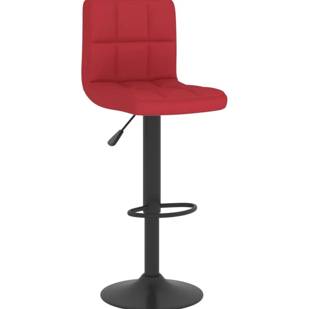 vidaXL Sillas-Taburete de cocina de tela