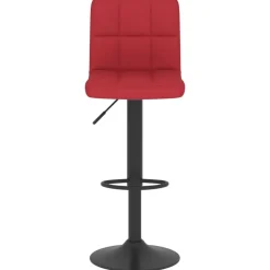 vidaXL Sillas-Taburete de cocina de tela
