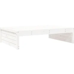 vidaXL Muebles De Jardín-Taburete de jardín madera maciza de 120x80 cm