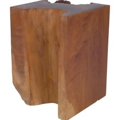 vidaXL Sillas-Taburete de madera maciza de teca