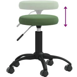 vidaXL Salud Y Belleza-Taburete de masaje terciopelo