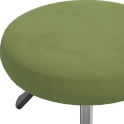 vidaXL Taburete de masaje terciopelo Verde claro Clearance
