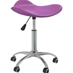 vidaXL Peluquería Y Cosmética-Taburete de salón de belleza de cuero sintético
