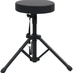 vidaXL Taburete de tambor ajustable redondo negro Outlet