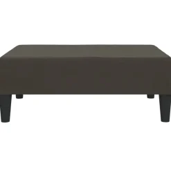 vidaXL Taburete de terciopelo 78x56x32 cm Gris oscuro New