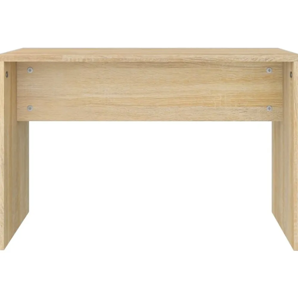 vidaXL Taburete de tocador contrachapada 70x35x45 cm Roble Sonoma Hot