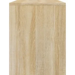 vidaXL Taburete de tocador contrachapada 70x35x45 cm Roble Sonoma Hot