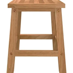 vidaXL Salud Y Belleza-Taburete escalón madera maciza nogal 29x22,5x25,5 cm